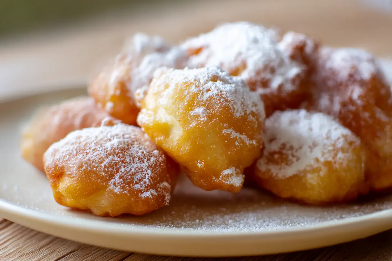 Leckere Apfelkrapfen, knusprig zubereitet in der Heißluftfritteuse für einen gesünderen Genuss.