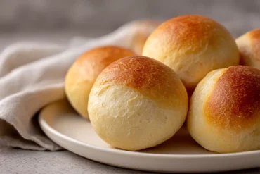 Knusprige Coppenrath Wiese Brötchen, perfekt zubereitet in der Heißluftfritteuse.