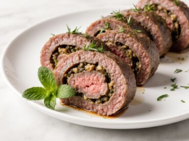 Saftige falsche Rouladen aus der Heißluftfritteuse, die jeden Gaumen erfreuen.