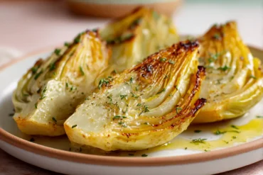Köstlicher gerösteter Spitzkohl, perfekt zubereitet in der Heißluftfritteuse für einen knusprigen Genuss.