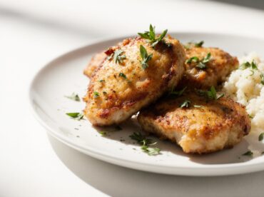 Saftige Hähnchenschenkel, perfekt zubereitet im Airfryer für knusprigen Genuss.