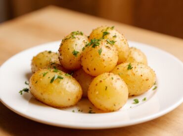 Leckere Herzoginkartoffeln, perfekt zubereitet in der Heißluftfritteuse für einen knusprigen Genuss.