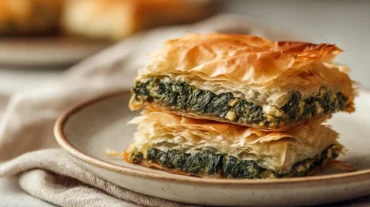Leckere Börek im Airfryer, perfekt knusprig und goldbraun.