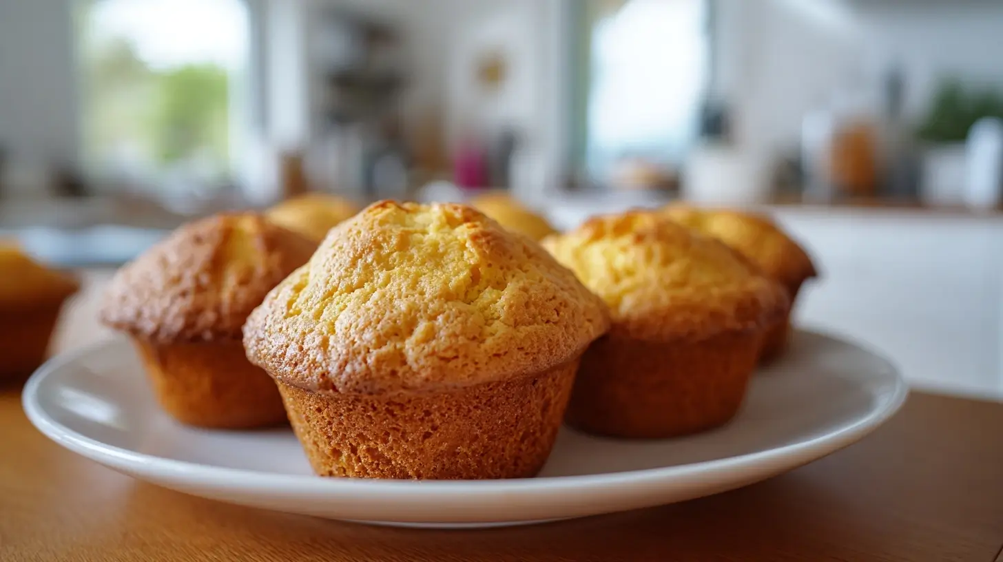 Leckere Eierlikör-Muffins aus der Heißluftfritteuse, perfekt für jeden Anlass.