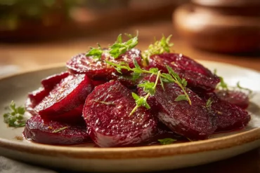 Perfekte Rote Bete aus der Heißluftfritteuse, zart und schmackhaft.