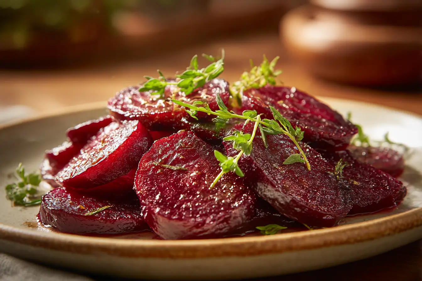 Perfekte Rote Bete aus der Heißluftfritteuse, zart und schmackhaft.