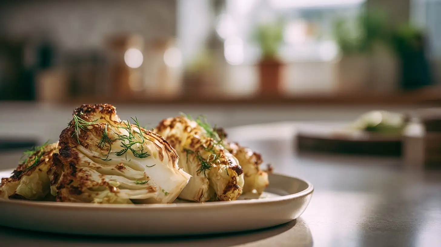 Knuspriger Weißkohl in der Heißluftfritteuse für gesunde und schmackhafte Mahlzeiten.