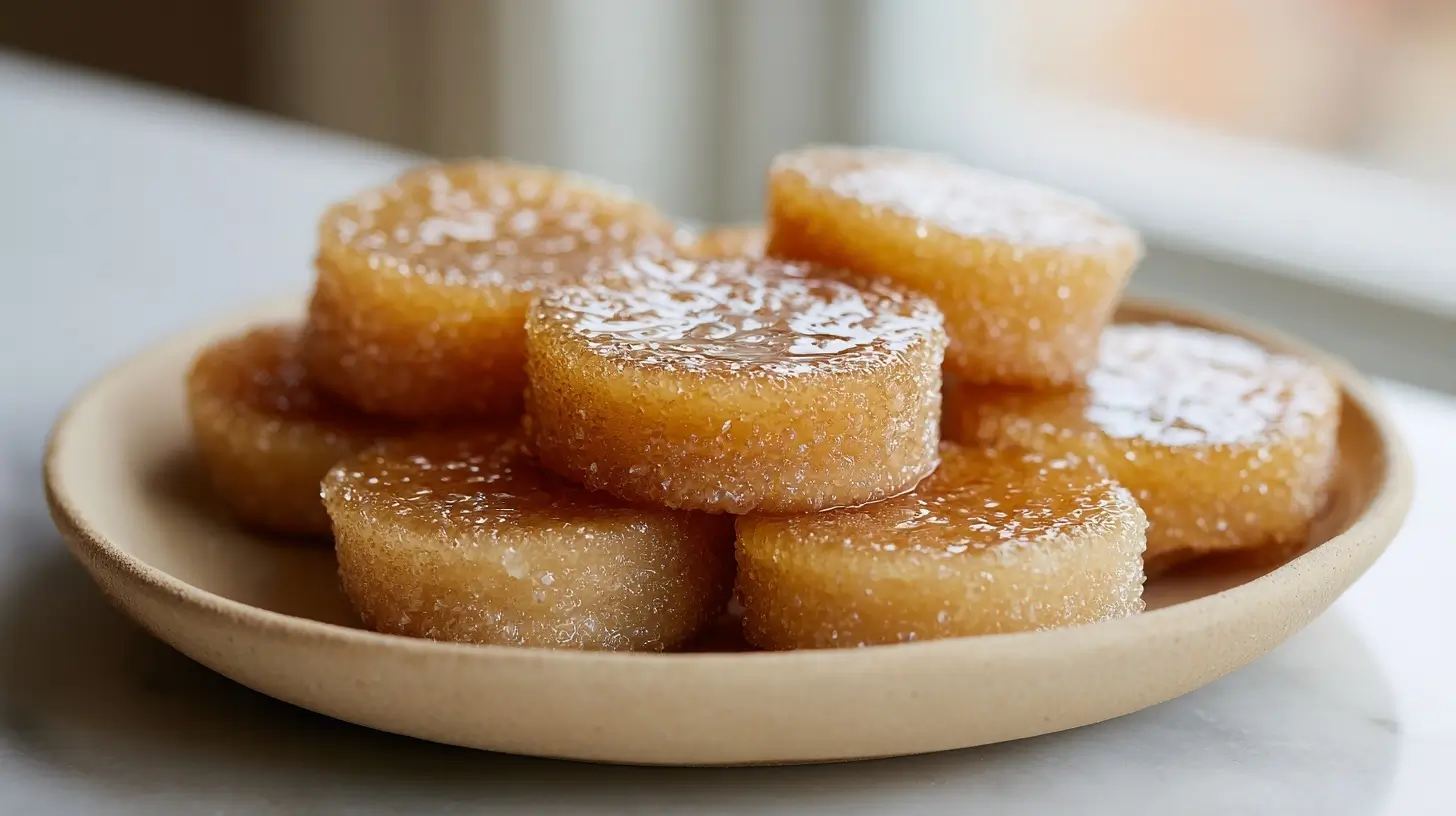 Leckere Mochi-Küchlein aus dem Airfryer, perfekt knusprig und weich.
