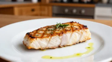 Saftiges Thunfisch-Steak aus der Heißluftfritteuse mit perfektem Aroma.