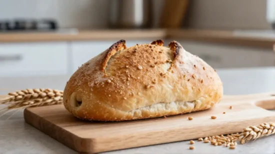 Köstliche Dinkelbrötchen, die im Airfryer perfekt knusprig gebacken sind.