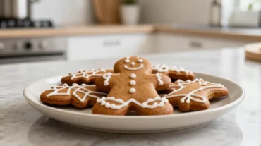 Leckere Lebkuchen aus der Heißluftfritteuse, perfekt für die Weihnachtszeit.