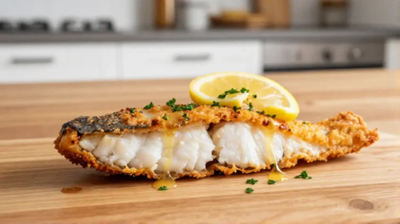 Zartes Zanderfilet im Airfryer für eine gesunde Zubereitung mit knuspriger Kruste.