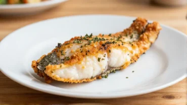 Köstlicher Heilbutt, perfekt zubereitet in der Heißluftfritteuse für einen gesunden Genuss.