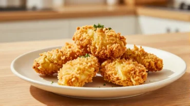 Knusprige Weißkohl-Schnitzel aus dem Airfryer für ein gesundes Essen.