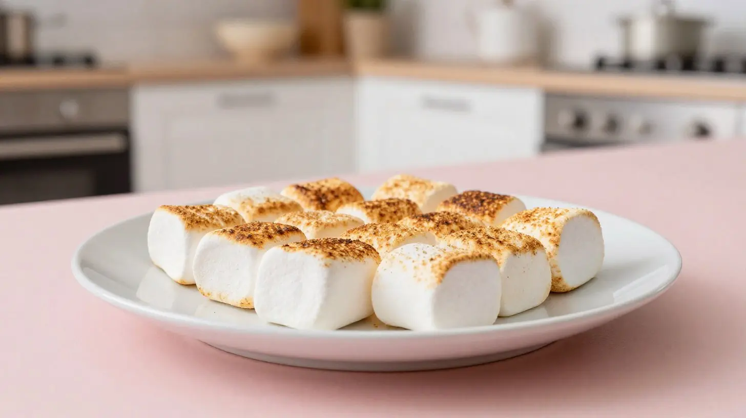 Lecker geröstete Marshmallows aus der Heißluftfritteuse, perfekt für jede Gelegenheit.