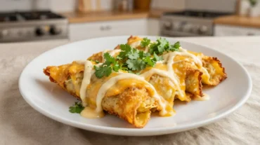Leckere Enchiladas aus der Heißluftfritteuse, perfekt knusprig und voller Geschmack.