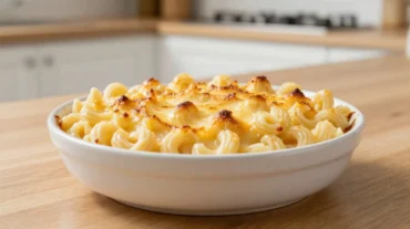 Kreative Mac and Cheese aus der Heißluftfritteuse für köstlichen Genuss.